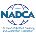 NADCA logo representing the HVAC inspection, cleaning, and restoration association.