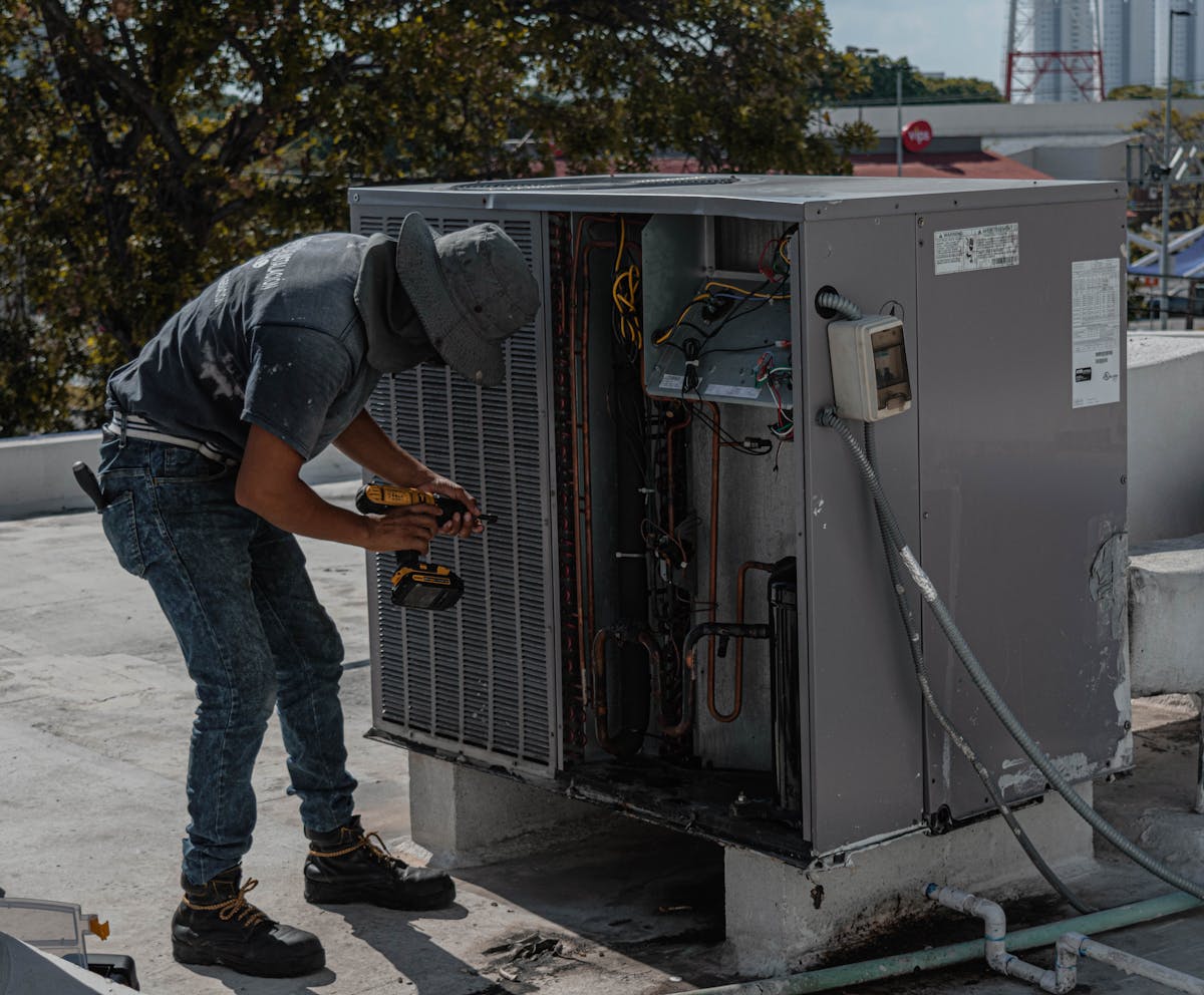 Clean air ducts after professional sanitization treatment
