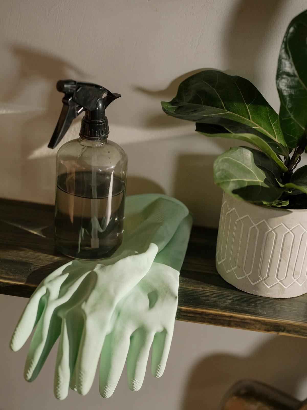 Family enjoying clean indoor air during spring