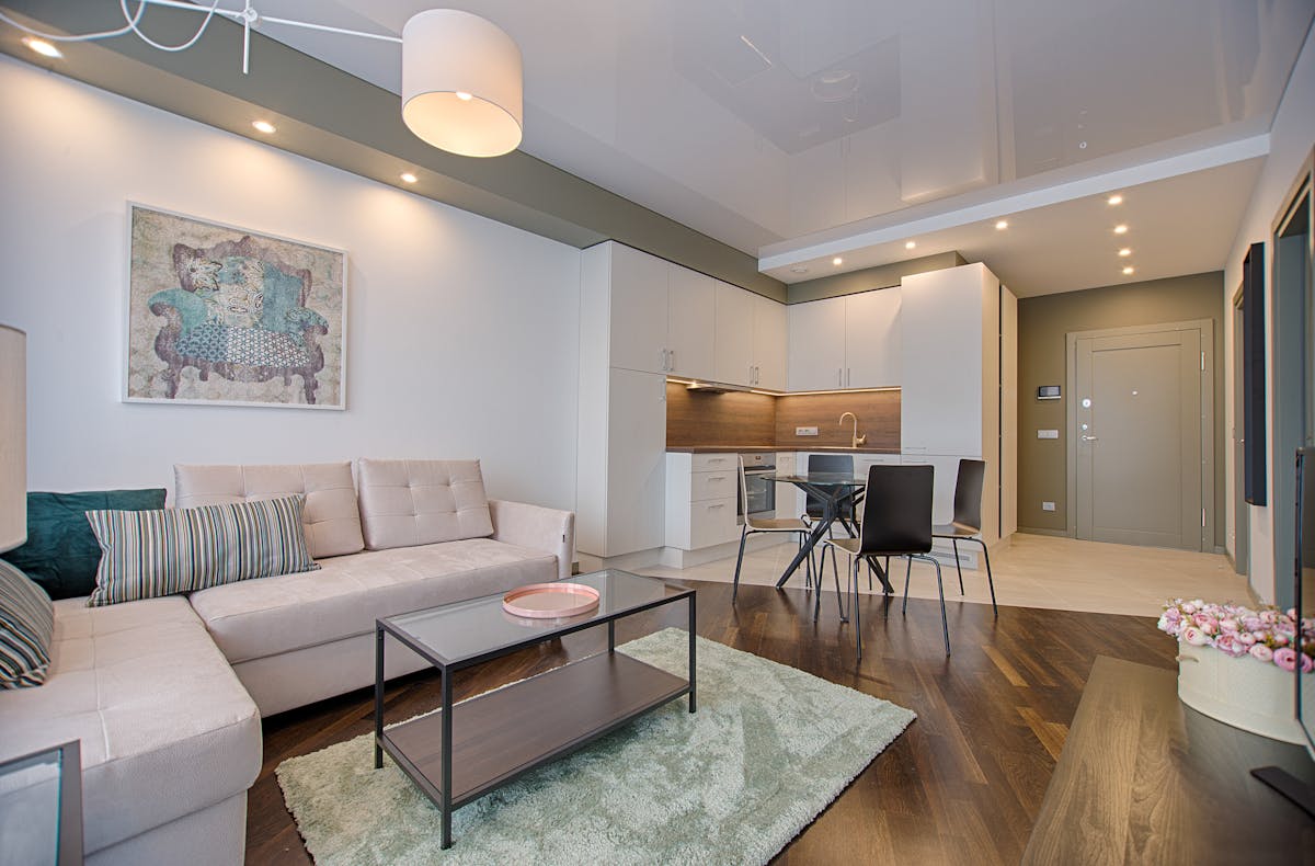 Beautifully renovated room with clean indoor air after professional duct cleaning